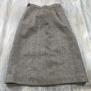 Vintage Rally-Klad Wool Skirt